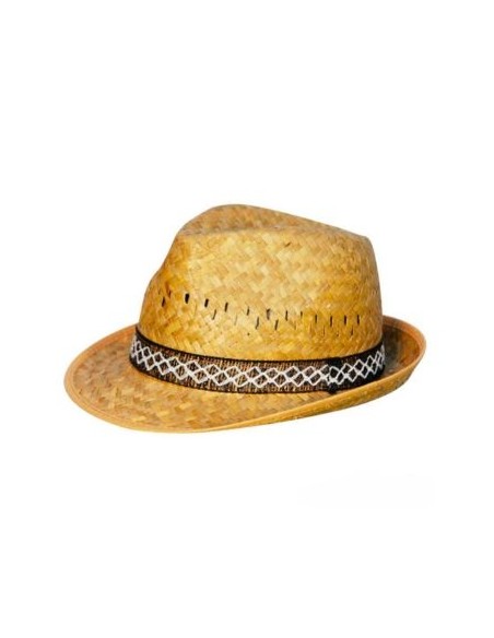 CAPPELLO ALPINETTO IN PAGLIA NATURALE AL 100% (v005026)