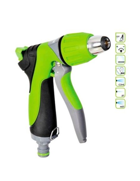 PISTOLA A SPRUZZO FINEMENTE REGOLABILE IMPUGNATURA ERGONOMICA (v009512)