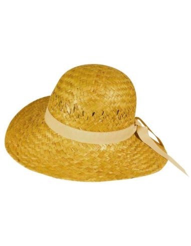 CAPPELLO CAMPAGNOLO IN PAGLIA NATURALE AL 100%