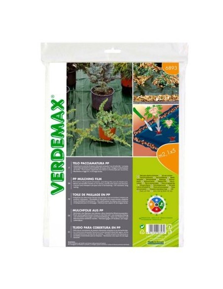 TELO PER PACCIAMATURA 5X2,1 M POLIPROPILENE IN BUSTA