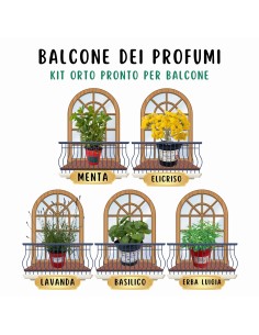 Balcone dei profumi_ Kit Orto Pronto_Orto sul balcone