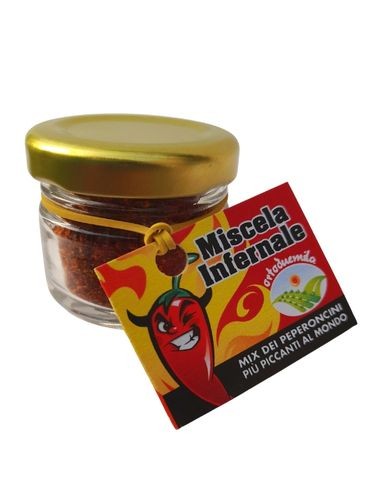 Mischung aus gemahlenen Chilischoten
