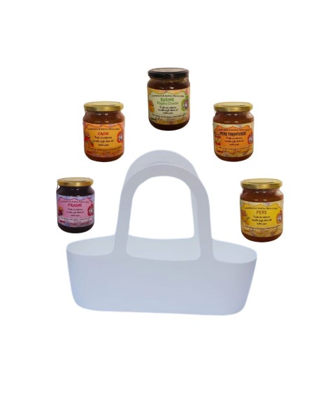 Bag Bianca_ Cesto Prodotti Culinari 100% Naturali