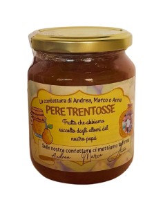 Marmellata di Pere Trentosse 100% Naturale