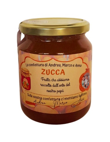 100% natürliche Kürbismarmelade