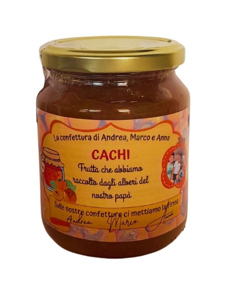 100 % natürliche Kaki-Marmelade