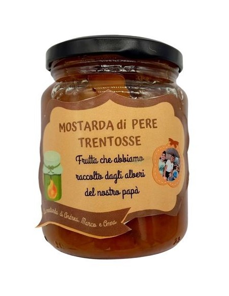 100% natürlicher Trentosse Birnensenf